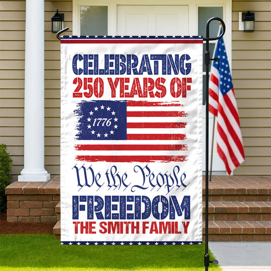 Personalized Celebrate Our America 250th Anniversary United States Flag