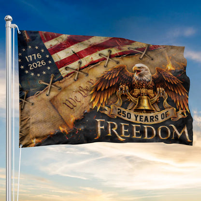 American Flag 250th Anniversary Freedom Flag 1776-2026 Patriotic Eagle