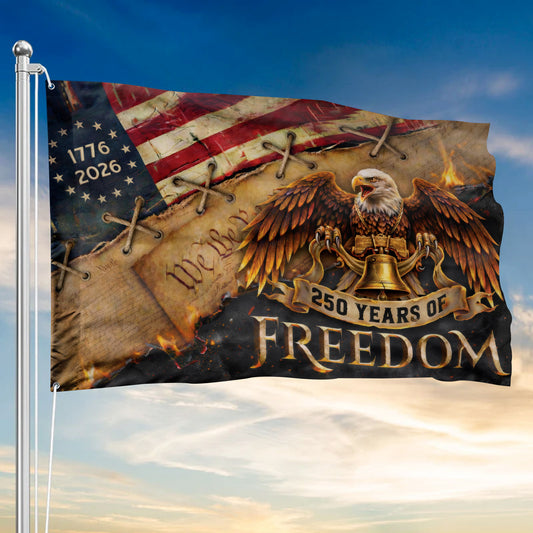 American Flag 250th Anniversary Freedom Flag 1776-2026 Patriotic Eagle