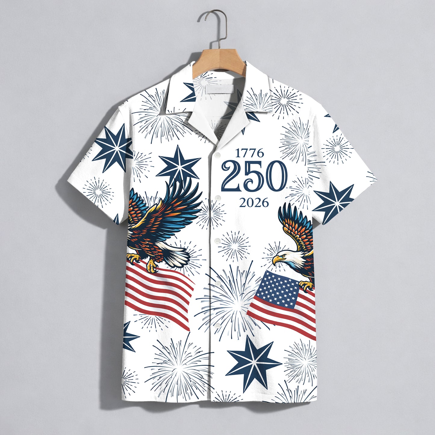 We the People 1776-2026 Stars and Stripes - USA 250th Anniversary Hawaiian Shirt