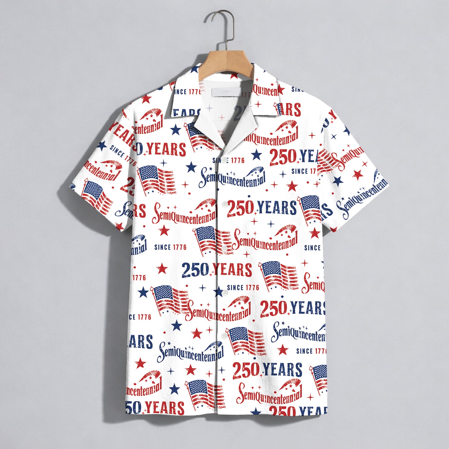 America 250th Anniversary Hawaiian Shirt – Semiquincentennial 250 Years Patriotic Since 1776