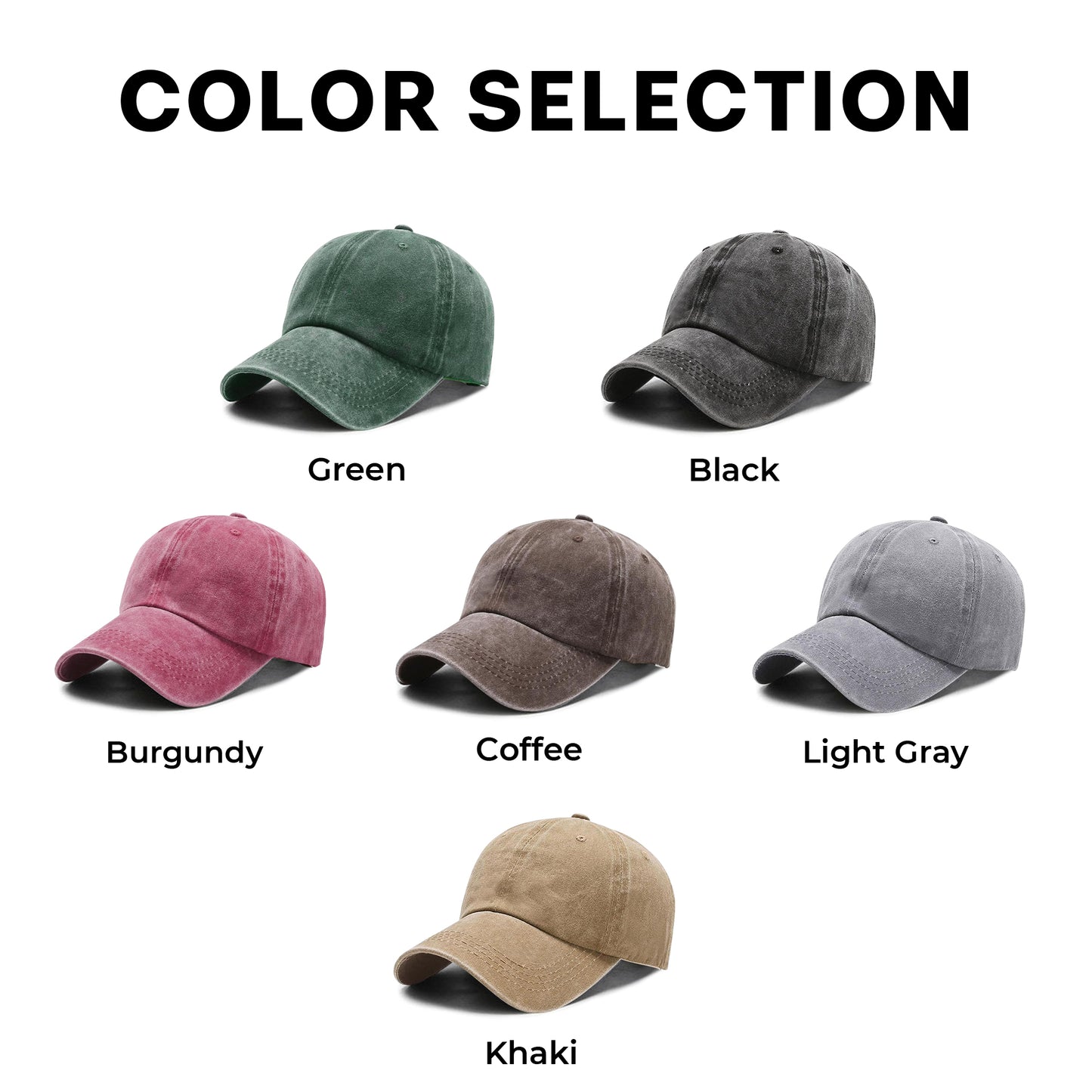 America 250 1776-2026 Printed Vintage Washed Baseball Cap | 250th Anniversary Hat