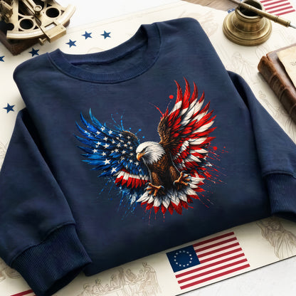 Bald Eagle American Flag Unisex Shirt - USA 250th Anniversary Patriotic Freedom