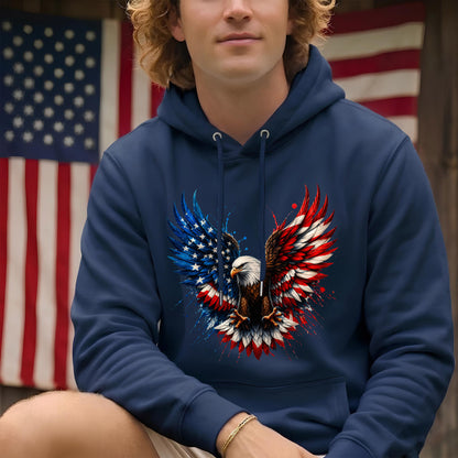 Bald Eagle American Flag Unisex Shirt - USA 250th Anniversary Patriotic Freedom