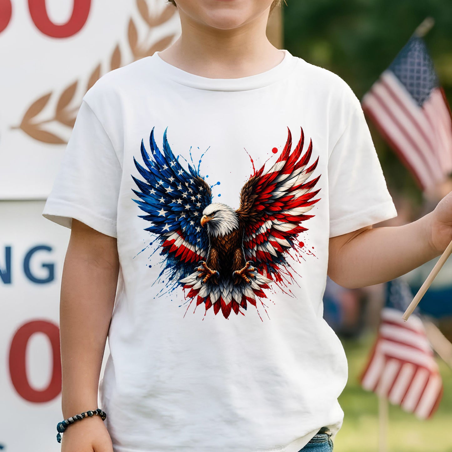 Bald Eagle American Flag Unisex Shirt - USA 250th Anniversary Patriotic Freedom