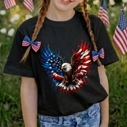 Bald Eagle American Flag Unisex Shirt - USA 250th Anniversary Patriotic Freedom