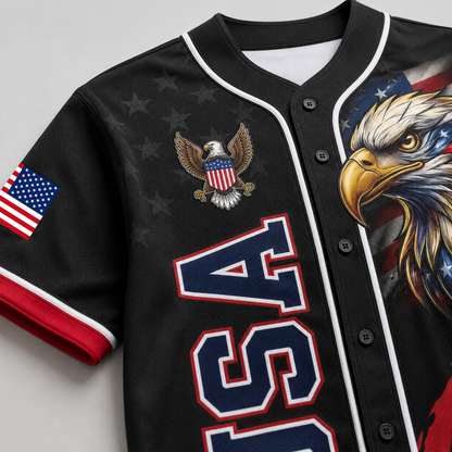 American Freedom Eagle - USA 250th Anniversary Baseball Jersey