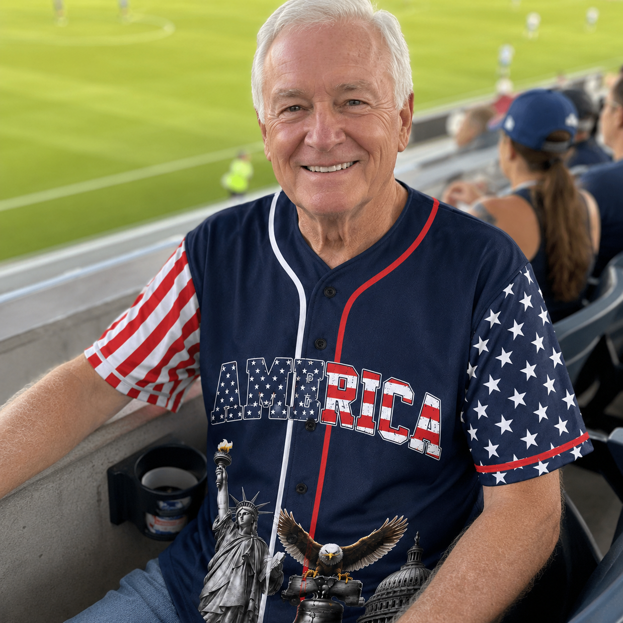 We The People America 250 Years - USA 250th Anniversary Baseball Jersey