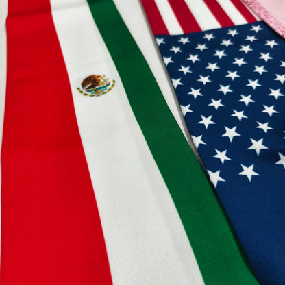 Custom Flag Nations Graduation Stoles