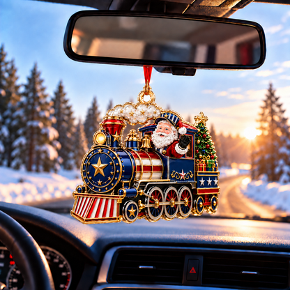 250th Anniversary Christmas Ornament Santa Train