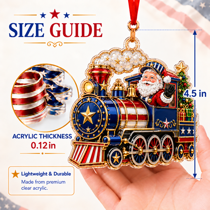 250th Anniversary Christmas Ornament Santa Train
